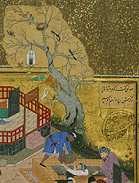 Illustration from manuscript of Farid Al-Din Attar
