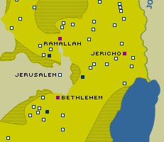 (map) The Sharon Plan, 1981