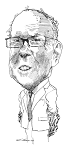 Hans Blix by David Levine